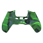 Skin grip cover for Sony PS5 controller silicone rubber leather textured - Camo Green | ZedLabz - ZedLabz800721