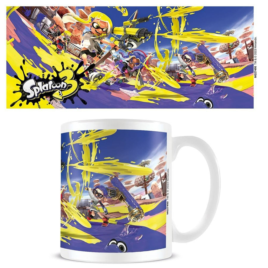 Splatoon 3 Splatlands official mug 11oz/315ml white ceramic | Pyramid - 1