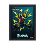 Street Fighter 6 Blanka Plax lenticular frame 3D wall art officially licensed 10"x12" inch (23x30cm) | Pixel Frames - 1