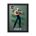 Street Fighter 6 Guile Plax lenticular frame 3D wall art officially licensed 10"x12" inch (23x30cm) | Pixel Frames - 1