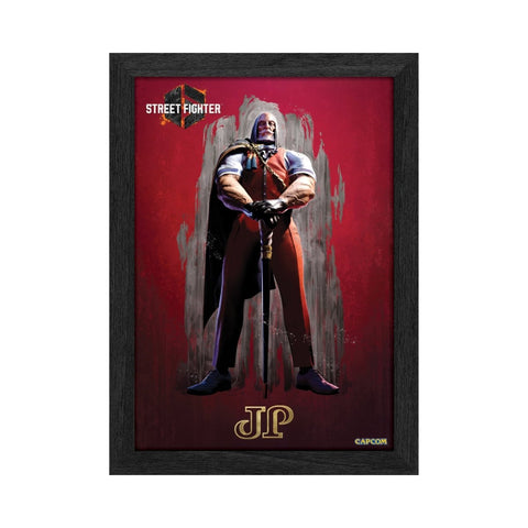 Street Fighter 6 JP Plax lenticular frame 3D wall art officially licensed 10"x12" inch (23x30cm) | Pixel Frames - 1