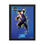 Street Fighter 6 Luke Plax lenticular frame 3D wall art officially licensed 10"x12" inch (23x30cm) | Pixel Frames - 1