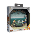 Street Fighter Car Scene video game (1991) shadow box art officially licensed 9x9 inch (23x23cm) | Pixel Frames - 1