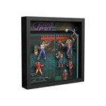 Streets Of Rage (1991) shadow box art officially licensed 9x9 inch (23x23cm) | Pixel Frames - 3