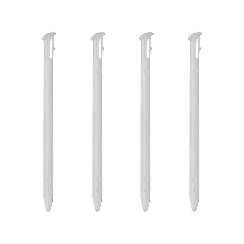 Stylus for 3DS New Nintendo slot in touch screen pens compatible replacement – 4 pack White | ZedLabz - 1