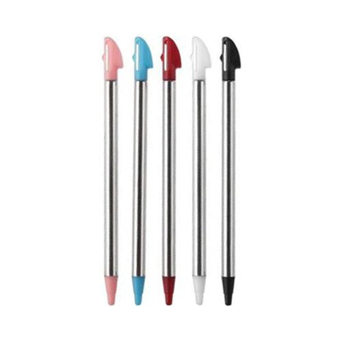 Stylus for 3DS XL 2012 extendable metal slot in pens 5 pack multi colour | ZedLabz - 1