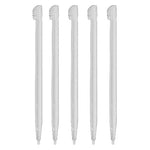 Stylus for DSi XL LL Nintendo console slot in touch pen compatible replacement - 5 pack white | ZedLabz - 2