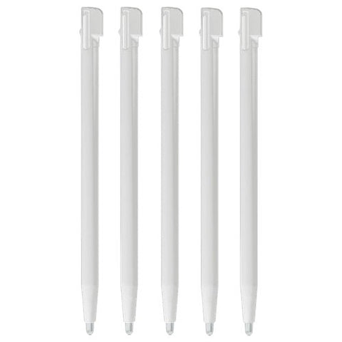 Stylus for DSi XL LL Nintendo console slot in touch pen compatible replacement - 5 pack white | ZedLabz - 1