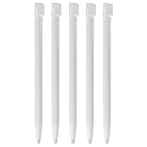 Stylus for DSi XL LL Nintendo console slot in touch pen compatible replacement - 5 pack white | ZedLabz - 1