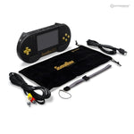 SupaBoy portable handheld Snes Console, compatible with Super NES & Super Famicom game cartridges, NTSC & PAL - Black Gold | Hyperkin - 8