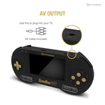 SupaBoy portable handheld Snes Console, compatible with Super NES & Super Famicom game cartridges, NTSC & PAL - Black Gold | Hyperkin - 5