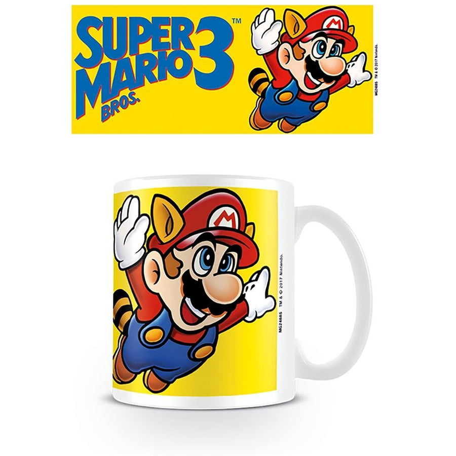 Super Mario Bros 3 official mug 11oz/315ml white ceramic | Pyramid - 1