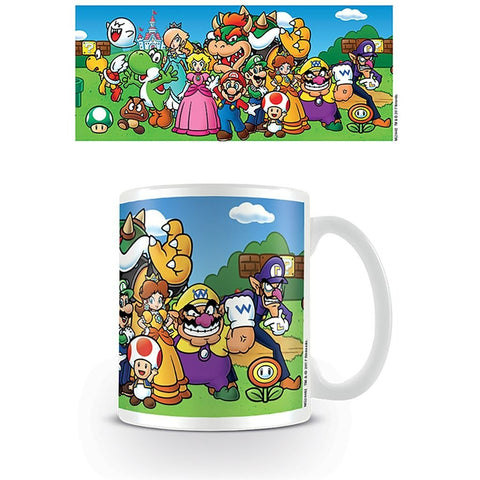 Super Mario Characters officiial mug 11oz/315ml White ceramic | Pyramid - 1