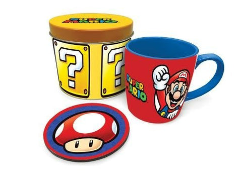 Super Mario Lets a Go two tone Mug & Coaster in Gift Tin officially licensed | Pyramid - 1