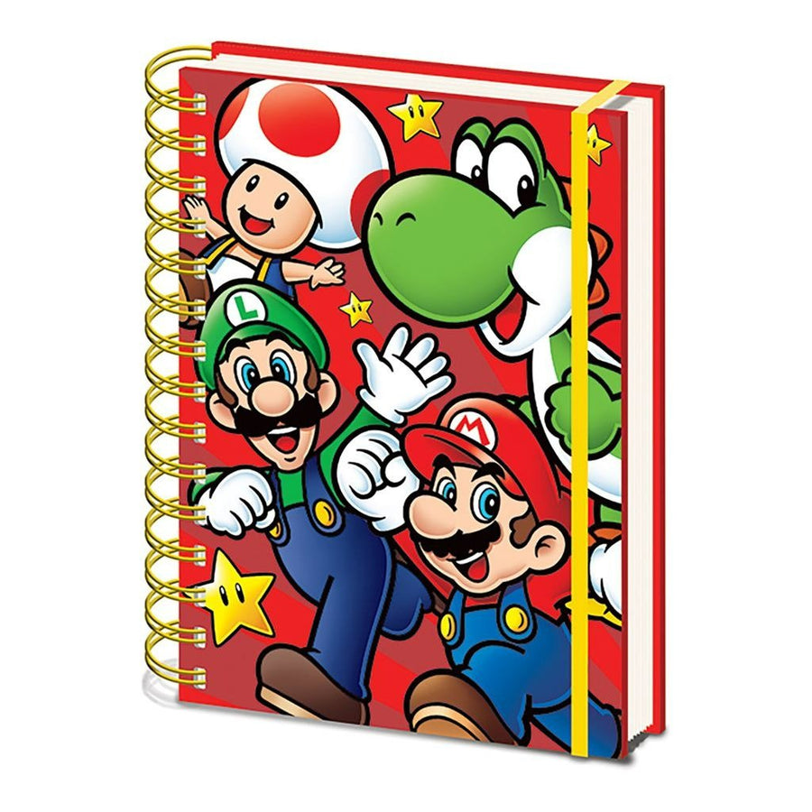 Super Mario Run wiro A5 lined notebook journal officially licensed | Pyramid - 1