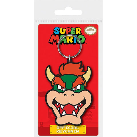 Super Mario series official keyring featuring Bowser PVC Keychain | Pyramid - 1