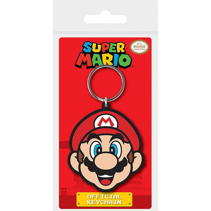 Super Mario series official keyring featuring Mario PVC Keychain | Pyramid - 1