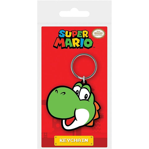 Super Mario series official keyring featuring Yoshi PVC Keychain | Pyramid - 1