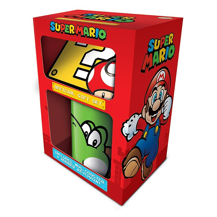 Super Mario Yoshi Gift Set including Mug, Coaster & Keychain officially licensed | Pyramid - 1