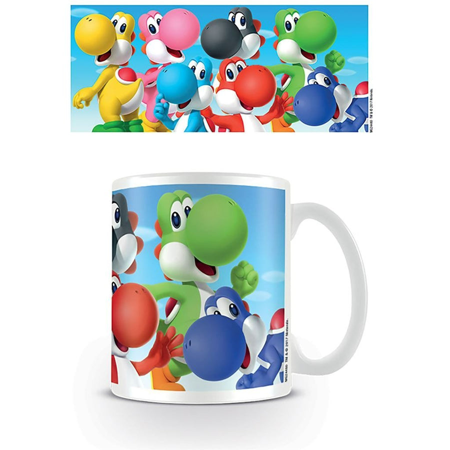 Super Mario Yoshi official mug 11oz/315ml white ceramic | Pyramid - 1