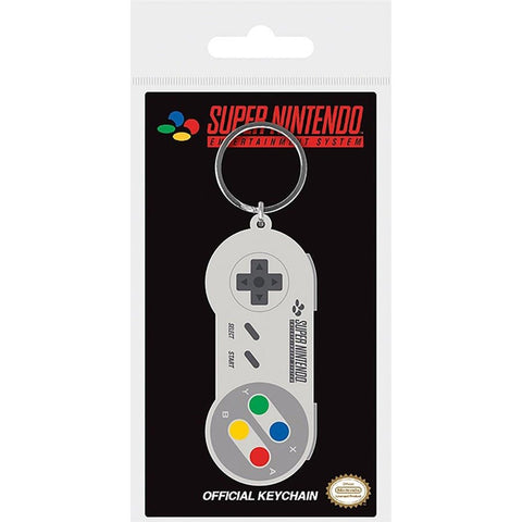 Super Nintendo Entertainement System Snes controller PVC official Keychain | Pyramid - 1