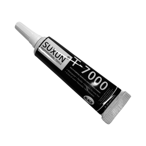 T - 7000 multi purpose glue epoxy rubber like adhesive with needle tip - 15ML Black | Suxun - 1