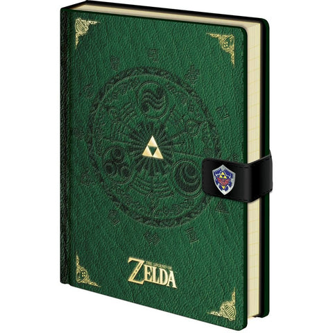 The Legend Of Zelda Medallion A5 premium lined notebook journal officially licensed | Pyramid - 1