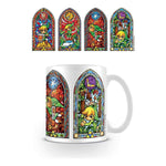 The Legend of Zelda stained glass official mug 11oz/315ml white | Pyramid - 1