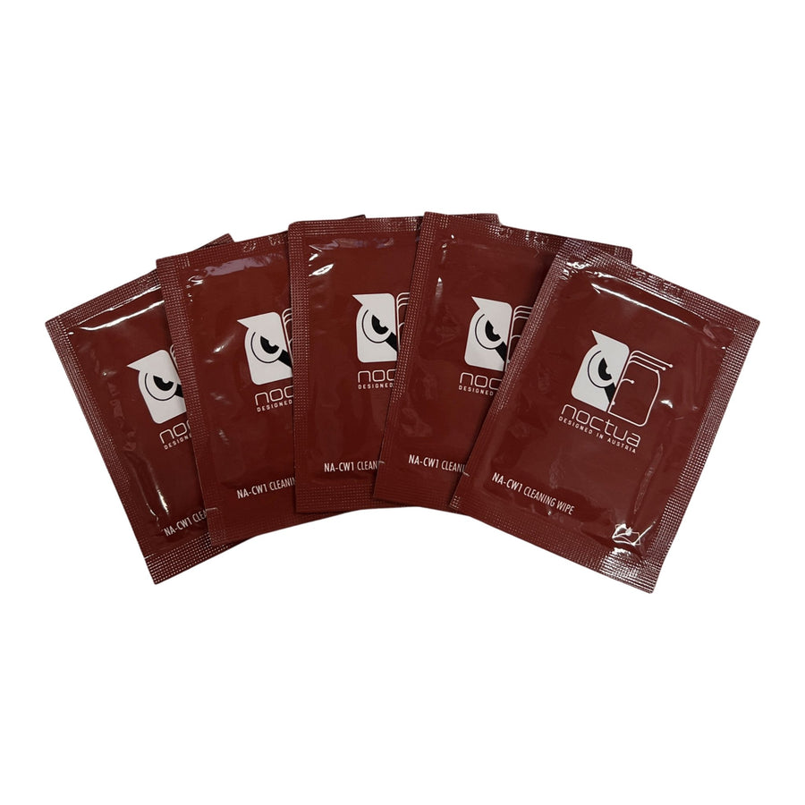 Thermal paste cleaning wipes for removing old compound from CPU, GPU and heatsinks NA - CW1 - 5 pack | Noctua - 1