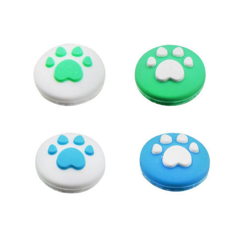 Thumb grip stick caps for Nintendo Switch Lite & Switch Joy - Con silicone rubber grip - Animal Crossing style 4 pack | ZedLabz - 1