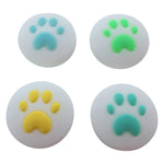 Thumb grips for Nintendo Switch Lite & Joy - Con Animal Crossing style - 4 pack multi colour paws | ZedLabz - 1