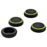 Thumb grips for PS4 Sony controller dotted stick cover grip caps - 4 pack green & black | ZedLabz - 2