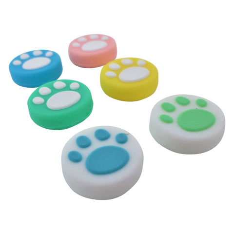 Thumb grips for Switch Lite & Joy - Con Animal Crossing edition paws silicone caps - 6 pack | ZedLabz - 2