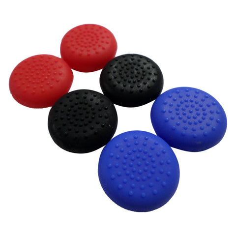 Thumb stick caps for Xbox One Microsoft TPU protective analogue dotted grips - 6 pack mixed colour | ZedLabz - 1