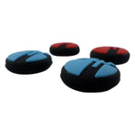 Thumbstick caps for Nintendo Switch Lite & Switch Joy - Con silicone rubber protective grips Smash Bros style - 4 pack Blue & Red | ZedLabz - 3