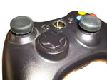 Thumbstick grips for PS3 & Xbox 360 controllers analog concave caps - 4 pack black | ZedLabz - 4