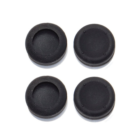 Thumbstick grips for PS3 & Xbox 360 controllers analog concave caps - 4 pack black | ZedLabz - 1