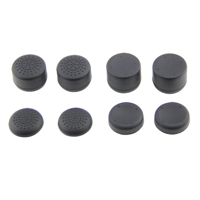 Thumbstick grips for PS4 Sony controller rubber silicone grip cover - 8 pack Black | ZedLabz - 1