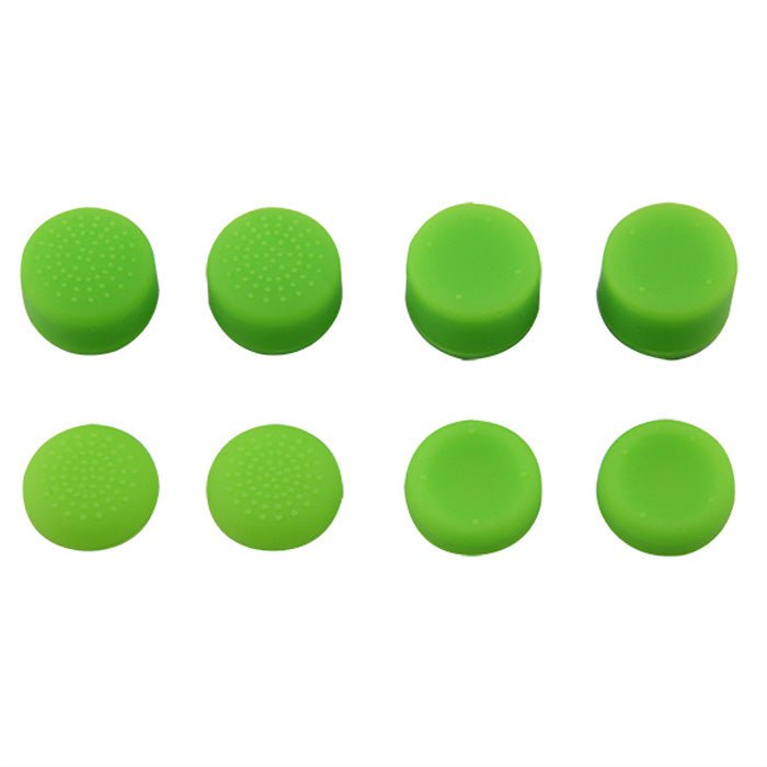 Thumbstick grips for PS4 Sony controller rubber silicone grip cover - 8 pack Green | ZedLabz - 1