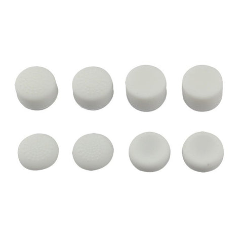 Thumbstick grips for PS4 Sony controller rubber silicone grip cover - 8 pack White | ZedLabz - 1