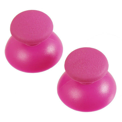 Thumbsticks for Sony PS3 controllers analog rubber convex replacement - 2 pack pink | ZedLabz - 1