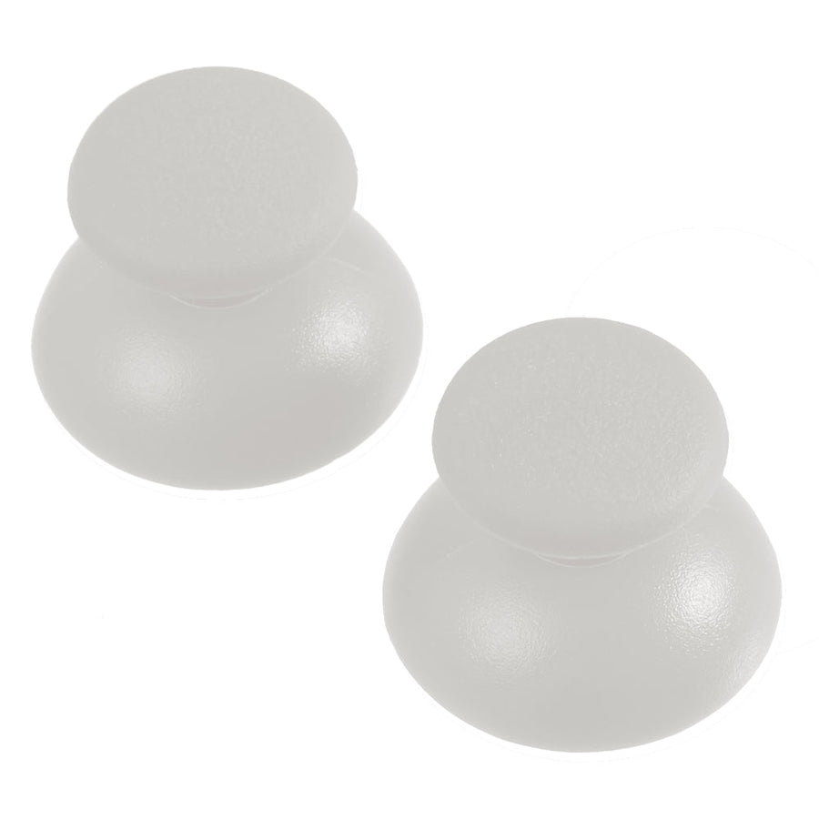 Thumbsticks for Sony PS3 controllers analog rubber convex replacement - 2 pack white | ZedLabz - 1