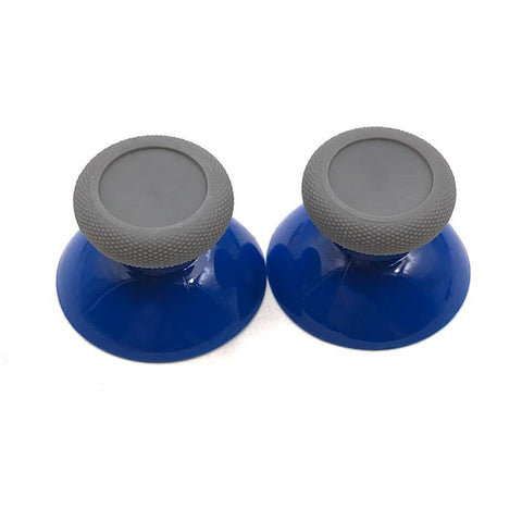 Thumbsticks for Xbox One Microsoft controller OEM concave analog - 2 pack grey & blue | ZedLabz - 1