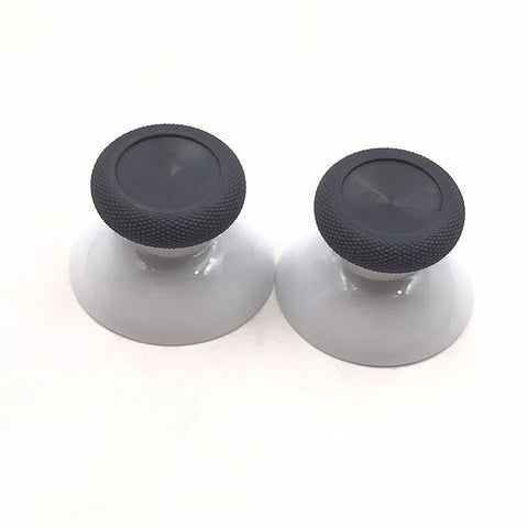 Thumbsticks for Xbox One Microsoft controller OEM concave analog - 2 pack white & dark grey | ZedLabz - 1