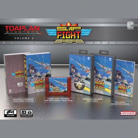 Toaplan Shooters Vol 2 - Slap Fight collector’s edition for Sega Genesis & Megadrive region free [PRE - ORDER] | Retro - bit Publishing - 1