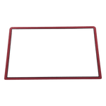 Top screen lens for Nintendo 3DS XL & New 3DS XL console plastic upper cover replacement - Red | ZedLabz - 4