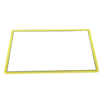 Top screen lens for Nintendo 3DS XL & New 3DS XL console plastic upper cover replacement - Yellow | ZedLabz - 2