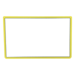 Top screen lens for Nintendo 3DS XL & New 3DS XL console plastic upper cover replacement - Yellow | ZedLabz - 1