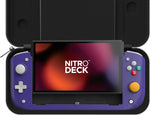 Nitro Deck for Nintendo Switch & Switch OLED with Carry Case - Professional Handheld Deck with Zero Stick Drift - Limited edition purple | CRKD