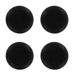 TPU analogue thumb grip stick concave covers caps for Xbox 360 - 4 pack black | ZedLabz - 1